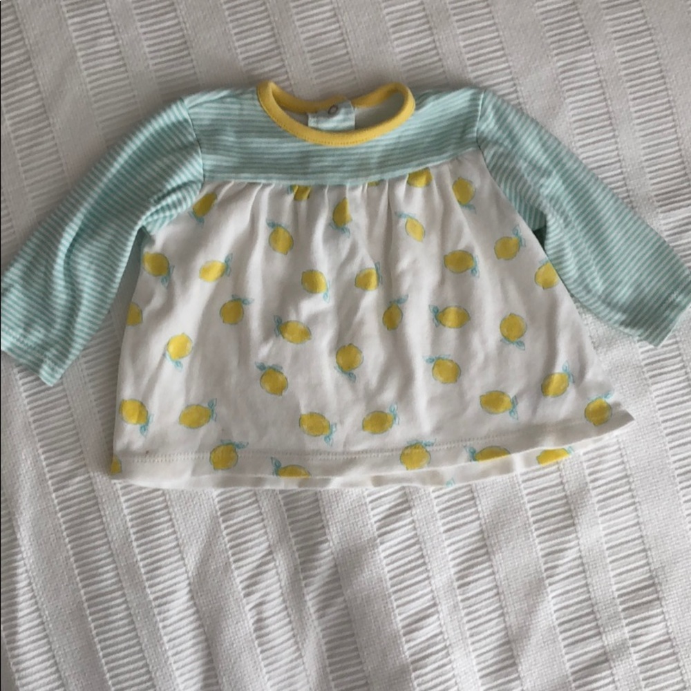 Little me lemon print top. Excellent condition
